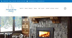 Desktop Screenshot of americanheritagefireplace.com