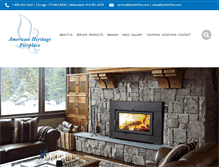 Tablet Screenshot of americanheritagefireplace.com